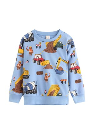 CONSTRUCTION TRUCKS - Sweatshirt - blue