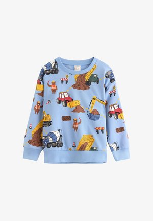 CONSTRUCTION TRUCKS - Bluză de molton - blue