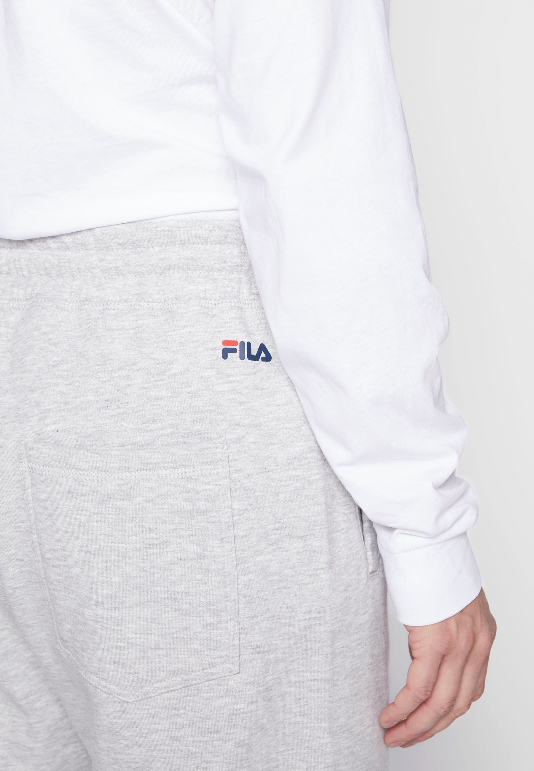 Fila PURE BASIC PANTS Joggebukse light grey melange bros Fila EDAN - Joggebukse - light grey melange bros