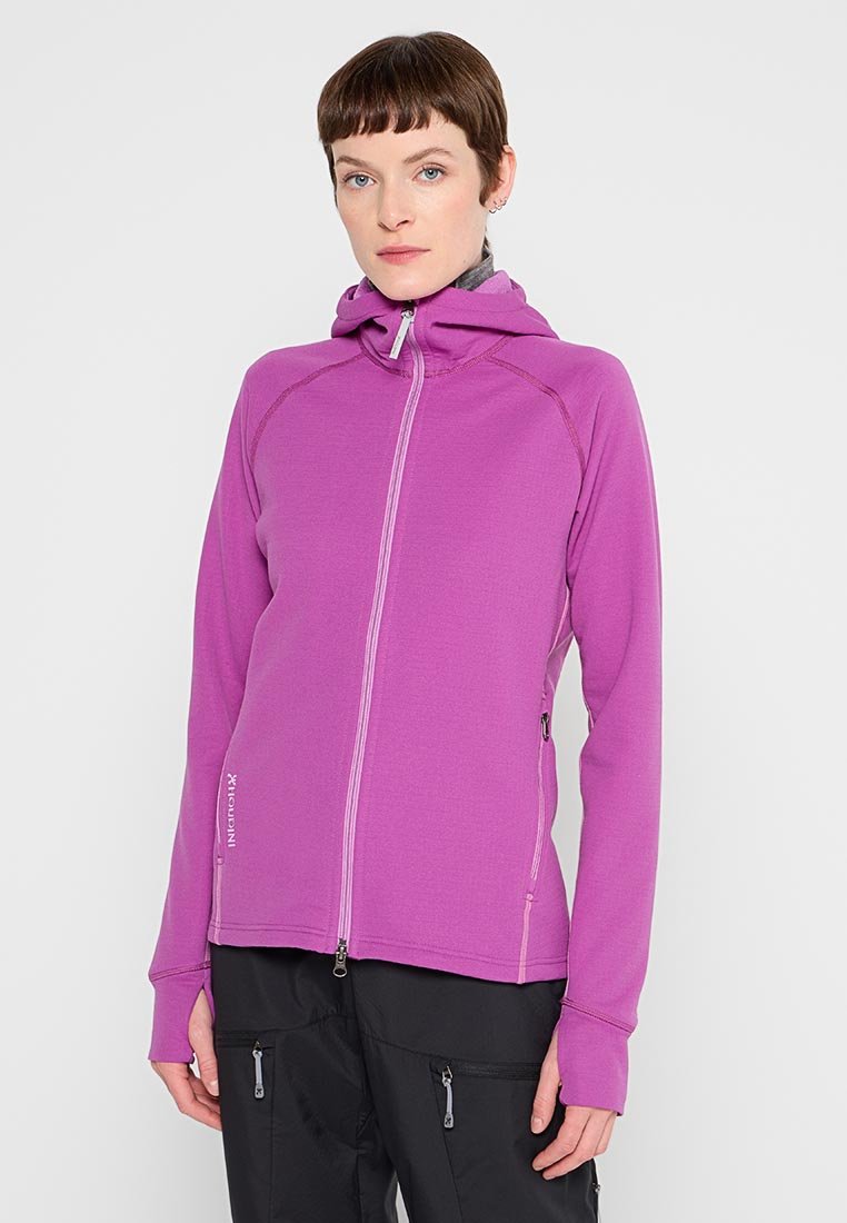 Houdini Sweater met rits (rood)paars Houdini Sweater met rits (rood)paars