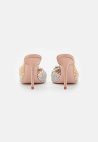 GEDEBE MARIEL - Pantolette hoch - nude/crystal/schwarz - Zalando.ch