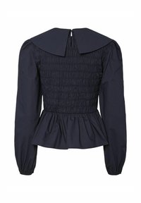 YAS GESMOKTES ROMA - Bluse - navy blazer