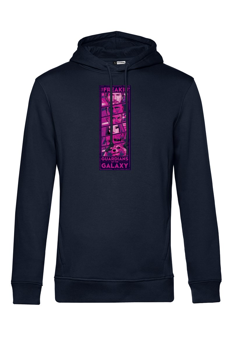 navy blue pink hoodie