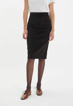 GABRIELA - Jupe crayon - p brown