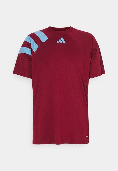 adidas FORTORE 23 JERSEY - Sports T-shirt - team coll burgundy 2/team light blue — photo 6