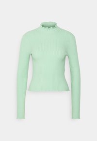 Vero Moda Petite VMEVIE HIGHNECK - Camisola de manga comprida - mist green