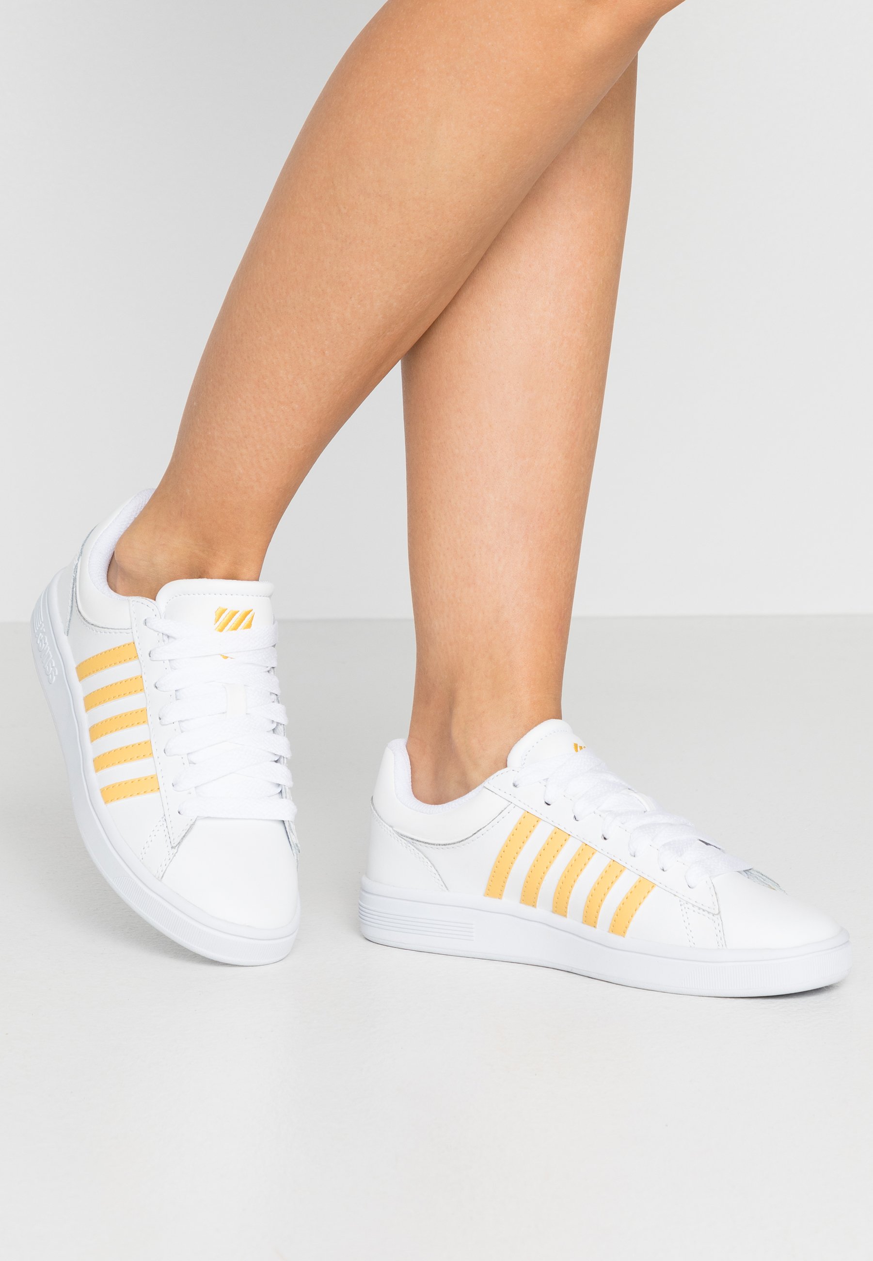 K SWISS COURT WINSTON Joggesko whiteyarrow Zalando.no K SWISS COURT WINSTON Joggesko whiteyarrow Zalando.no