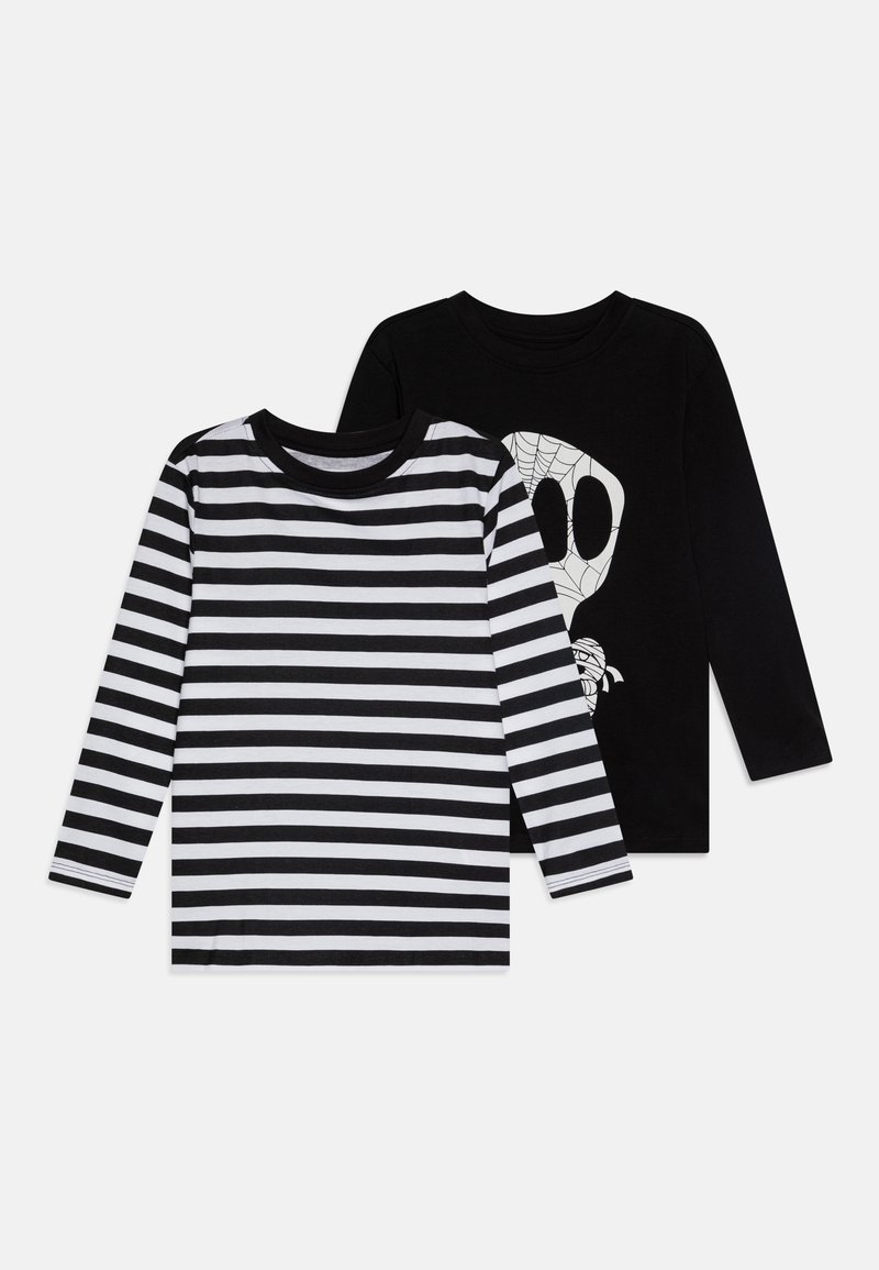 Friboo 2 PACK - T-shirt à manches longues - black/off-white