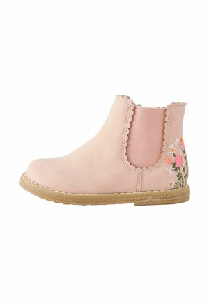 Next, Baby shoes - pink embroidered
