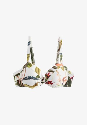Next SHAPE ENHANCING BIKINI TOP - Sutien costum de baie din două piese - cream floral