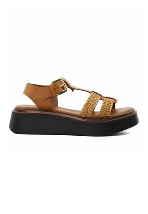 LYONS - Sandalen met sleehak - tan
