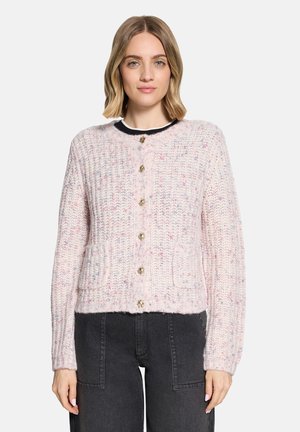Betty & Co, STRICK-CARDIGAN - Cardigan - cream dark red