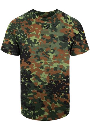 normani Outdoor Sports BUNDESWEHR  KURZARM SHIRT TROPENHEMD UNTERHEMD - T-Shirt print - flecktarn