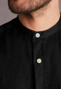 Next SIGNATURE LONG SLEEVE GRANDAD COLLAR - Marškiniai - black
