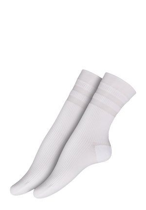 KOMPRESSION SNEAKER COSCIOUS RIBBED 2ER PACK - Socken - white white