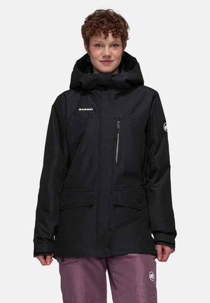 FALL LINE THERMO HOODED  - Snowboard jacket - black