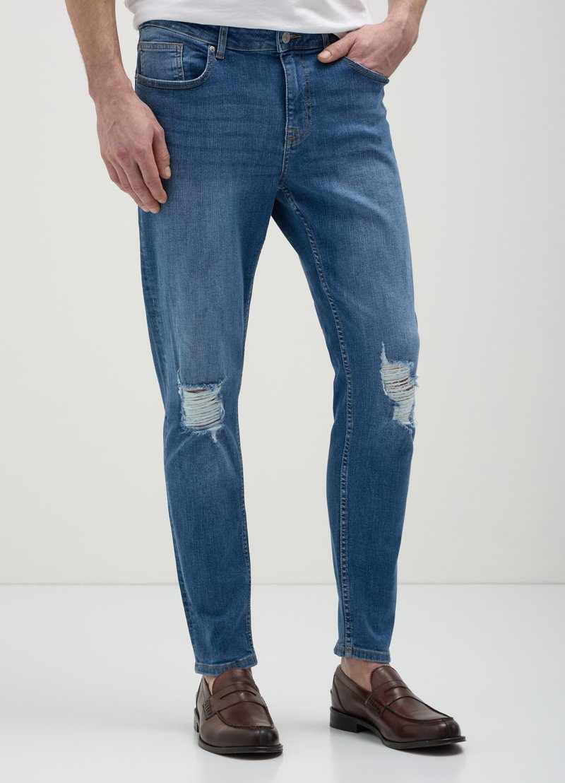 Calliope CON ROTTURE  - Jeans slim fit - blu