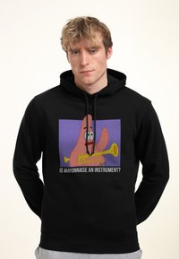 Henry Tiger SPONGEBOB SQUAREPANTS MAYONNAISE - Felpa con cappuccio - black
