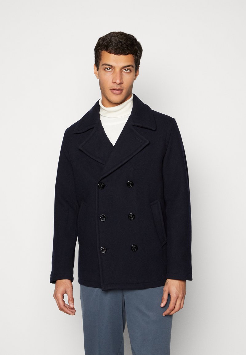 Jack & Jones PREMIUM JPRBLUWARNER PEACOAT Übergangsjacke dark navy