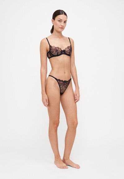 Agent Provocateur LOUELLA BRA - Soutien com aro - black/pink