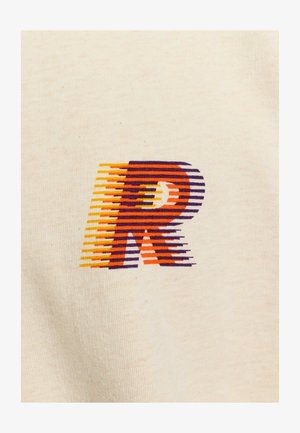 REVOLUTION, REVOLUTION PRINTED CREWNECK - Sweatshirt - offwhite-melange
