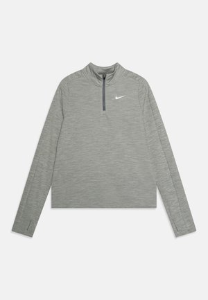 UNISEX - T-shirt à manches longues - dark grey heather/white