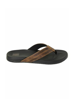 REGULAR FIT - Zehentrenner - tan brown