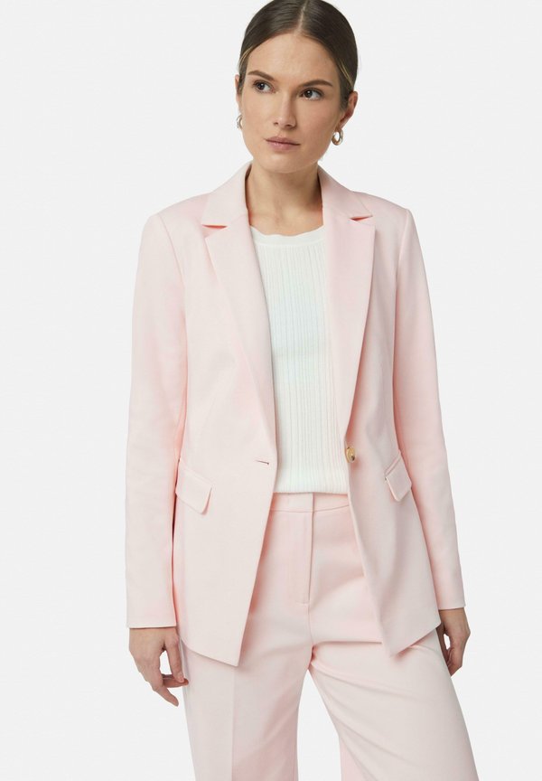 MIT PATTENTASCHEN UND REVERSKRAGEN - Blazer - perlmuttrosa