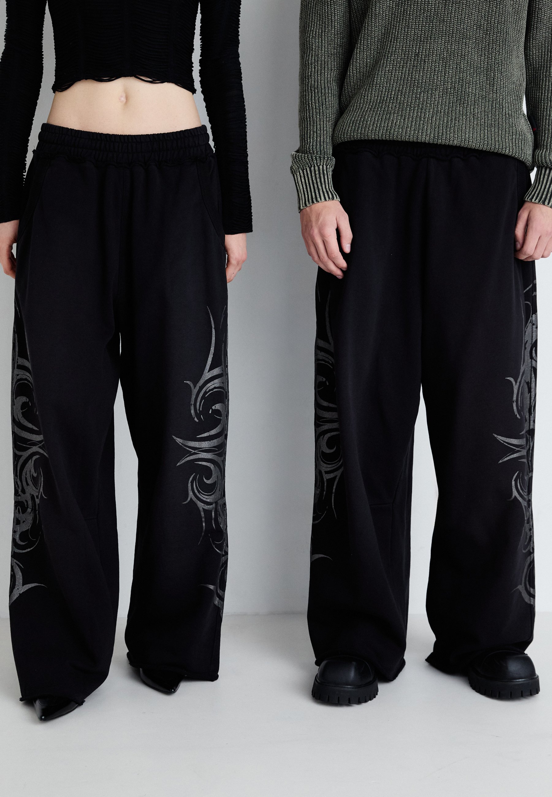 Jaded London WASHED TATTOO MONSTER JOGGER UNISEX - Tracksuit 