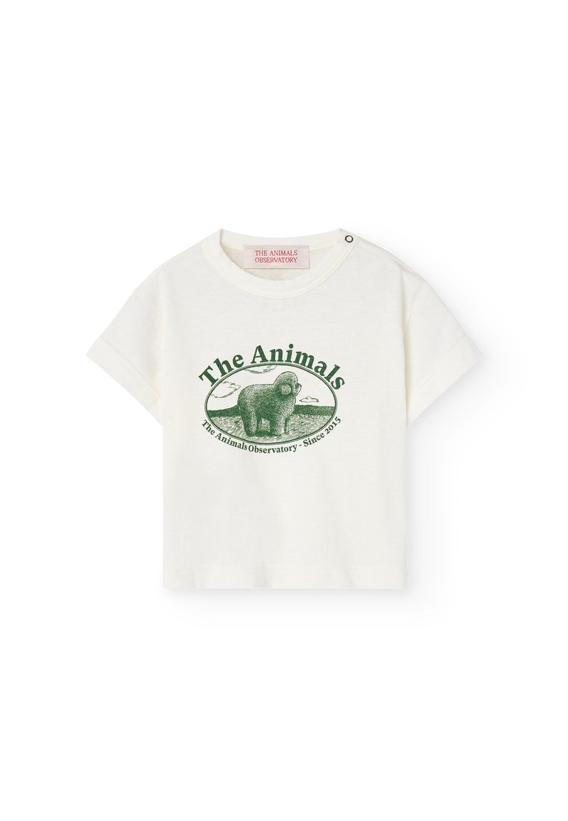 THE ANIMALS OBSERVATORY - BABY PANGOLIN - Print T-shirt - white, Enlarge