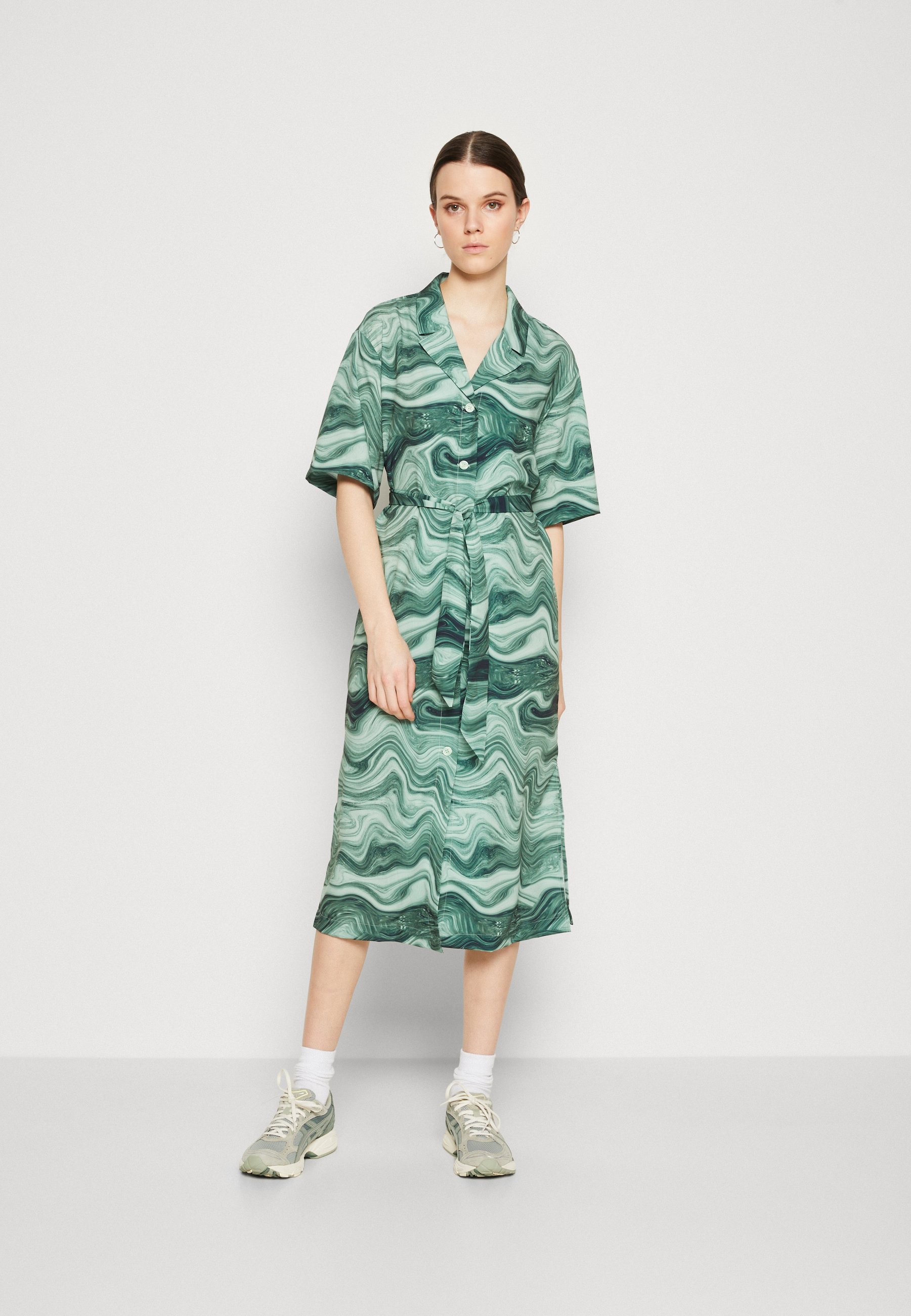 monki green shirt dress favorites