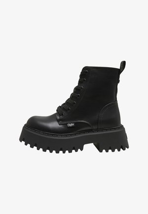 Buffalo, ASPEN LACE UP MID - Snørestøvletter - black