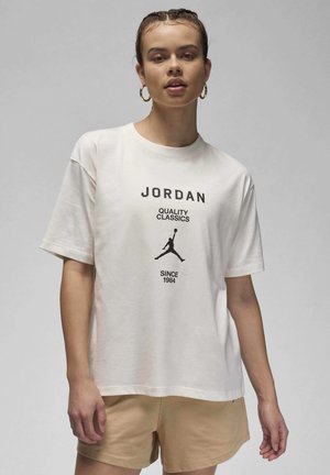TEE - Print T-shirt - sail black