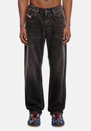 MACS - Straight leg jeans - black dark grey