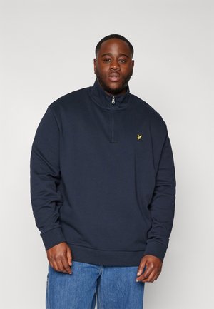 Lyle & Scott LOOPBACK QUARTER ZIP  - Sweater - dark navy