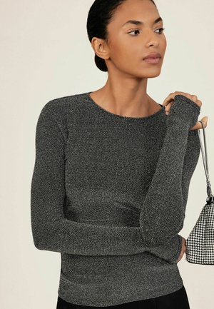 SARAPHINA LONG-SLEEVE - Bluză cu mânecă lungă - silver