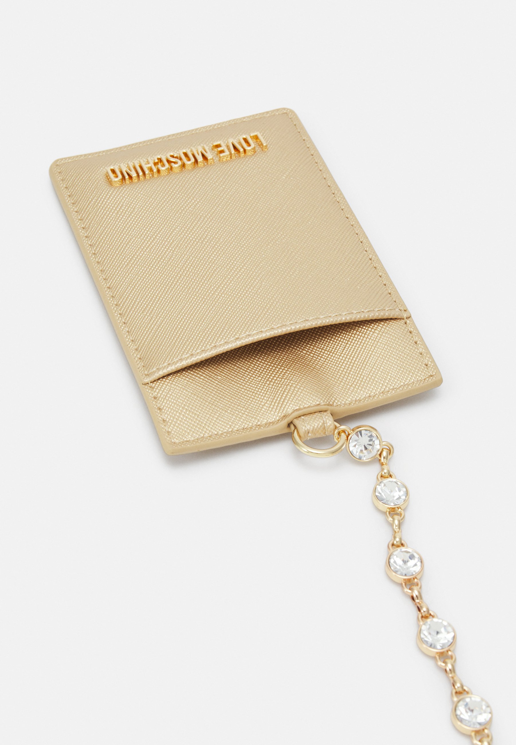 カードケース・名刺入れ Moschino FW22 CARD HOLDER WITH GOLD PLAQUE (81128006_0555) MOSCHINO CARD HOLDER WITH GOLD PLAQUE Style ID 81128006_0555