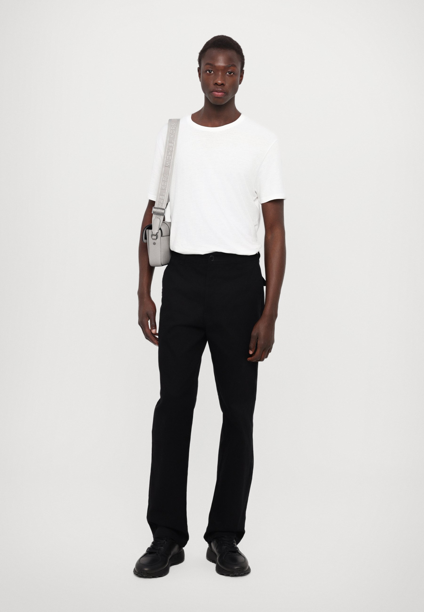 Armani Exchange PANTALONI - Trousers - black - Zalando.co.uk