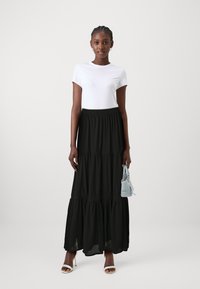 ONLY ONLCIKKA LONG SKIRT - Fustă maxi - black