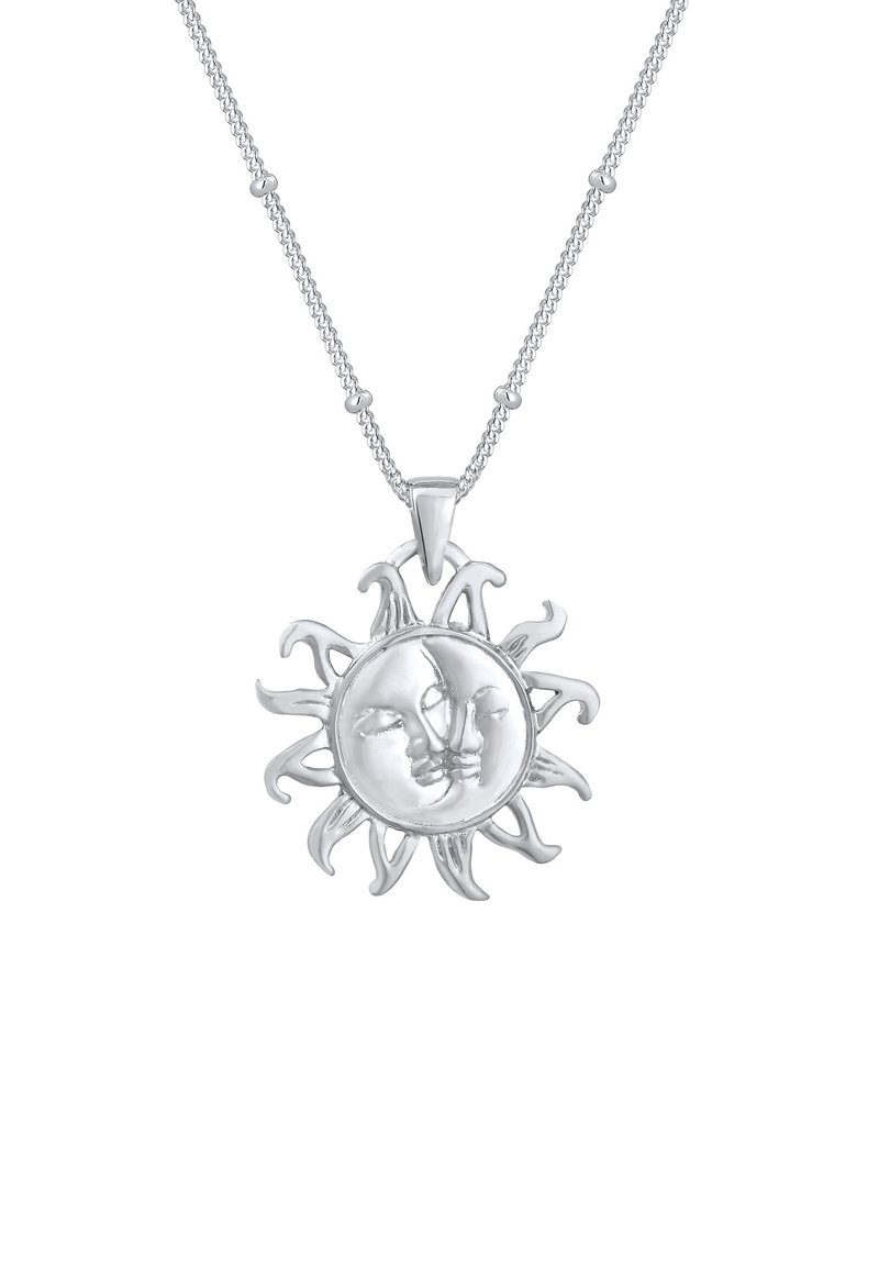 Damen Halsketten | Elli KUGELKETTE SONNE MOND VINTAGE TREND Halskette silber/silberfarben - TS78116 Damen Halsketten | Elli KUGELKETTE SONNE MOND VINTAGE TREND Halskette silber/silberfarben - TS78116