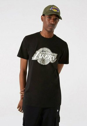 New Era UTILITY LOS ANGELES LAKERS - Camiseta estampada - black