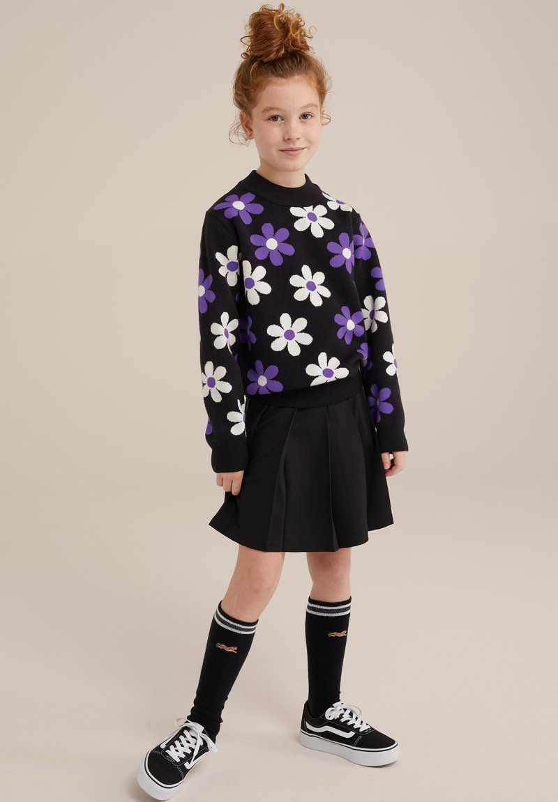 WE Fashion Suknja A kroja - black