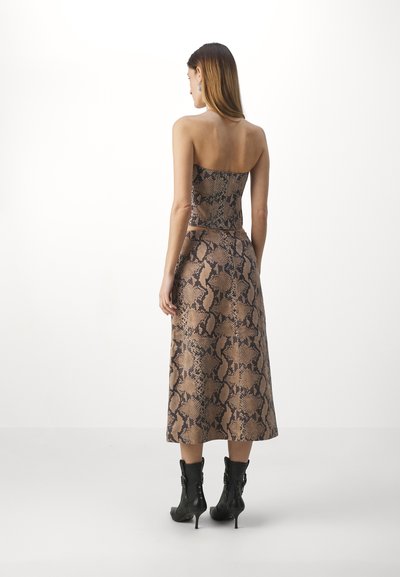STUDIO ID MIDI SKIRT - Trapecinis sijonas - beige