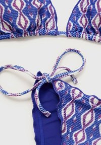 Mango Kids BEDRUKTE SET - Bikini - blue