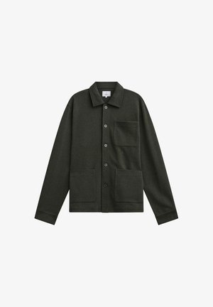 Bläck, ALFRED JERSEY SHIRT - Overhemd - dk olive