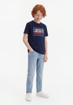 Lacoste, - T-shirt z nadrukiem