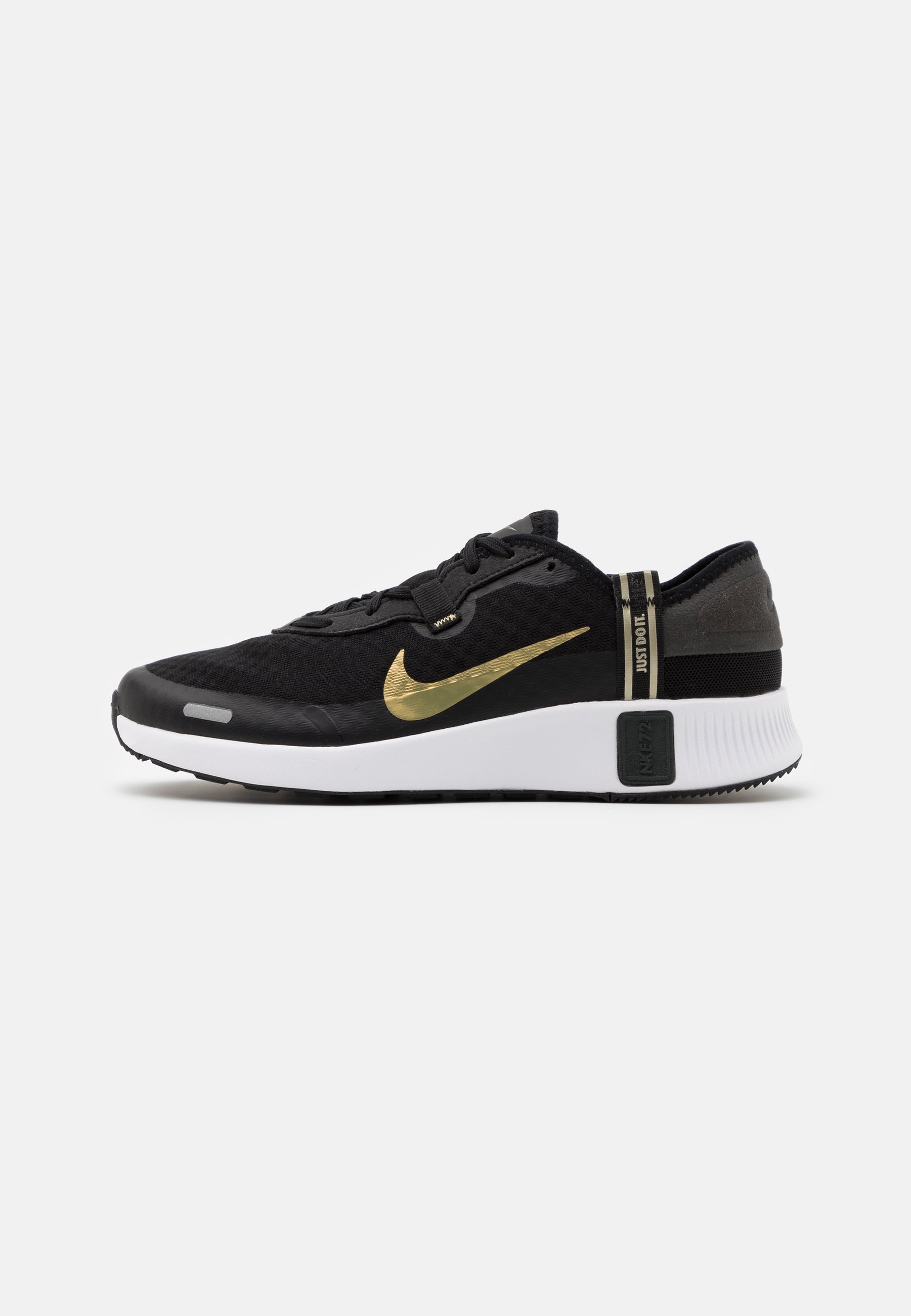 nike grey and gold trainers