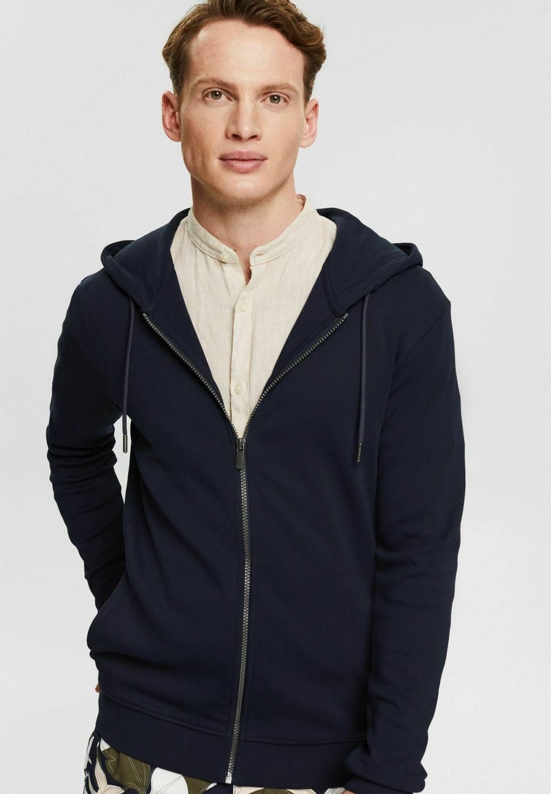 Herren Kapuzenpullover | Esprit Sweatjacke navy/dunkelblau - AS59939 Herren Kapuzenpullover | Esprit Sweatjacke navy/dunkelblau - AS59939