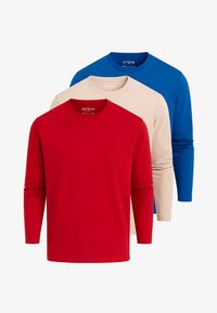 Niet geselecteerd, red beige deep blue