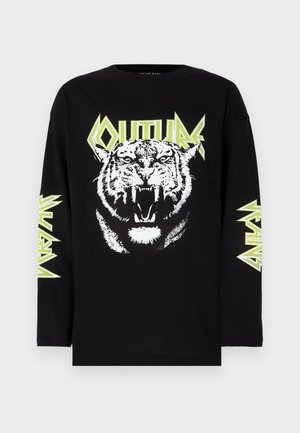 Versace Jeans Couture Tops ar garām piedurknēm - black